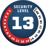 Security Level 13/20 | ABUS GLOBAL PROTECTION STANDARD ® | A higher level means more security